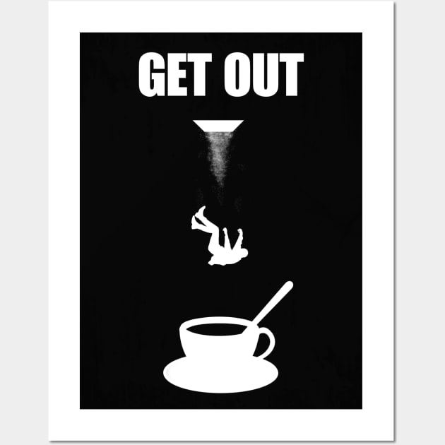 Get Out - Minimal Movie Horror Fanart Alternative Wall Art by HDMI2K